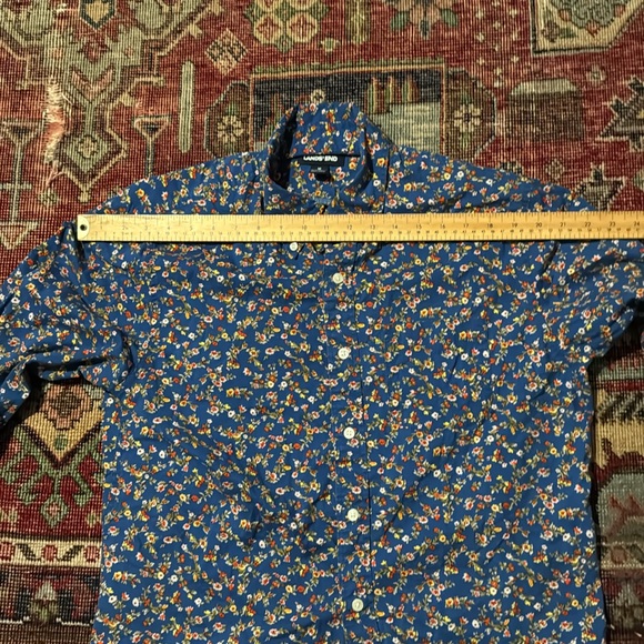 Lands' End Floral Dress Shirt - Picture 6 of 8